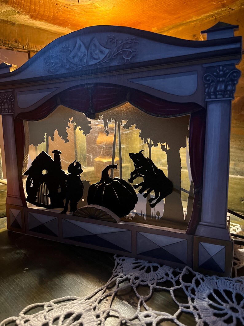 Magical Multifunctional Puppet Theater With Fabulous Shadow Theater - Etsy