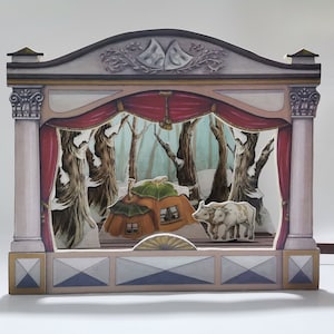 Magical Wooden Puppet Theater that won the Hungarian craftsman&#39;s fine prize in 2020