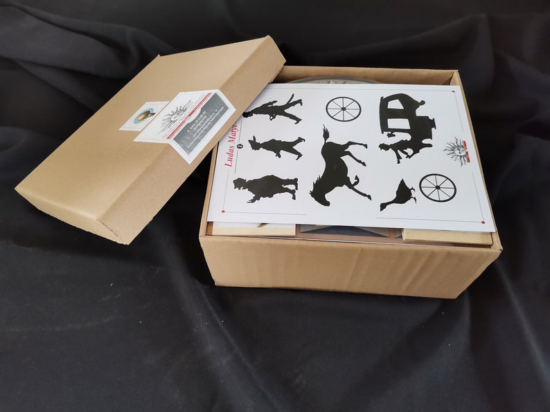 Create Your Own Shadow Puppet Show Stage for Vintage Style Wooden Toy