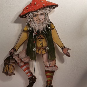 Handcrafted Vintage Dream Gnome Figures – Original DesignVintage style Jumping Jack