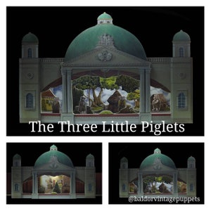 Large size Wooden Multifunctional Puppet Theater that won the price  Masterpiece of Hungarian crafts prize in 2020