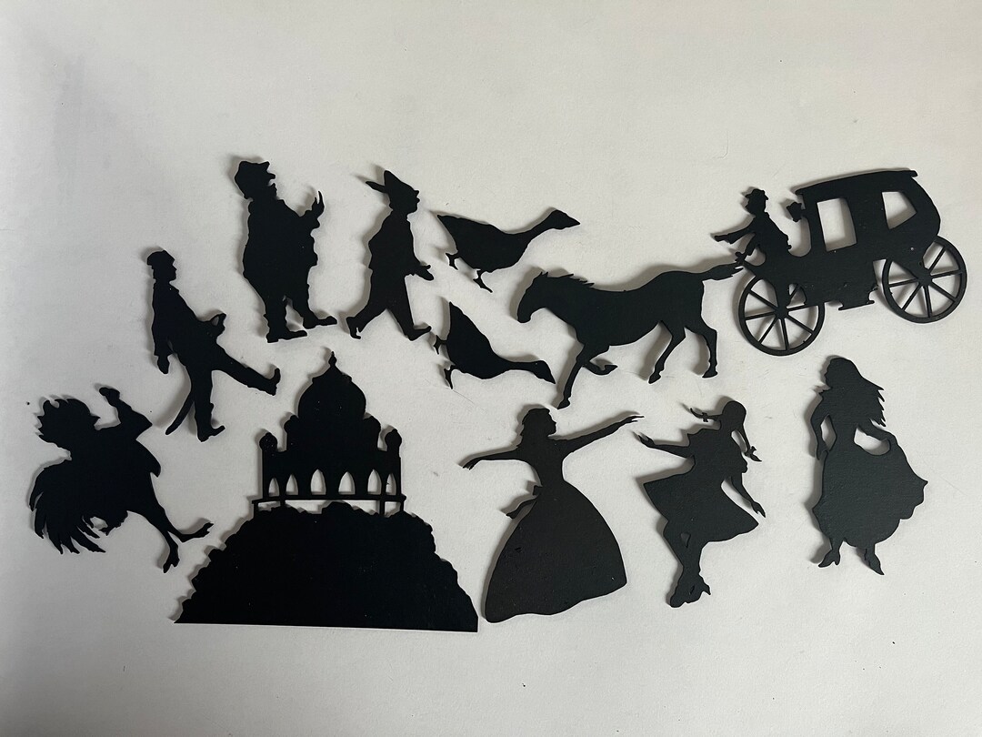 15-part Shadow Puppet Set for a Multifunctional Puppet Theater. - Etsy