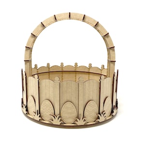 The Garden Easter Basket - SVG Files - This is not a Physical Product