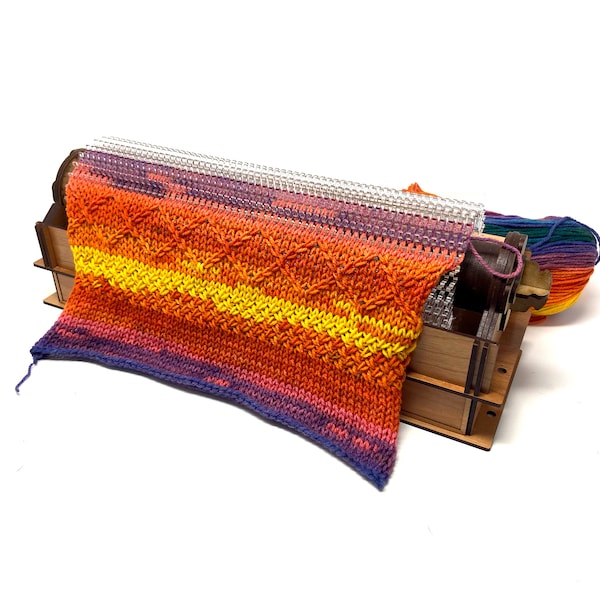Endless Barrel Knitting Loom - SVG-Dateien - DIES IST KEIN physisches Produkt - Nur für den persönlichen Gebrauch!