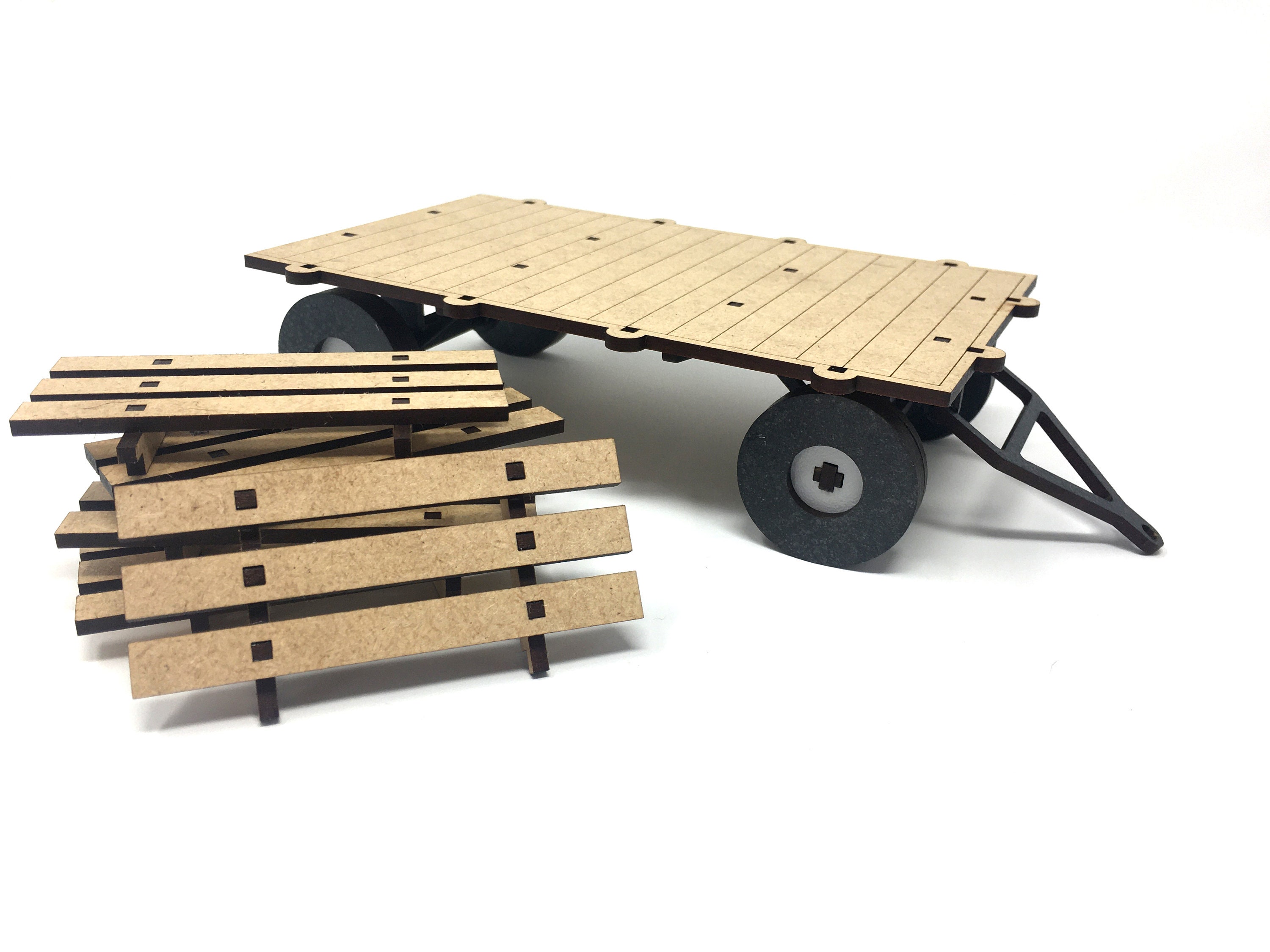 Miniature Hay Wagon SVG File Not a Physical Product | Etsy