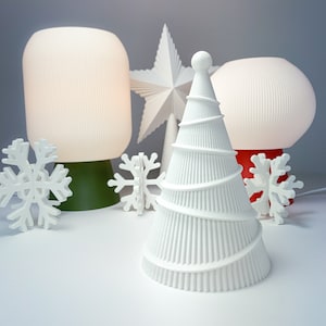 Winter Bliss Christmas Tree (STYLE 01 ) - Mantel Decoration - Holiday Decoration - Modern Holiday Decor