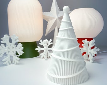 Winter Bliss Christmas Tree (STYLE 01 ) - Mantel Decoration - Holiday Decoration - Modern Holiday Decor