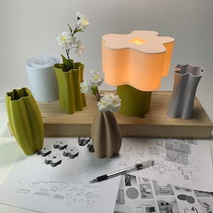 MILA Decor Vase 02 Designed and Sustainably made by Honey & Ivy Studio in Portland, Oregon image 5