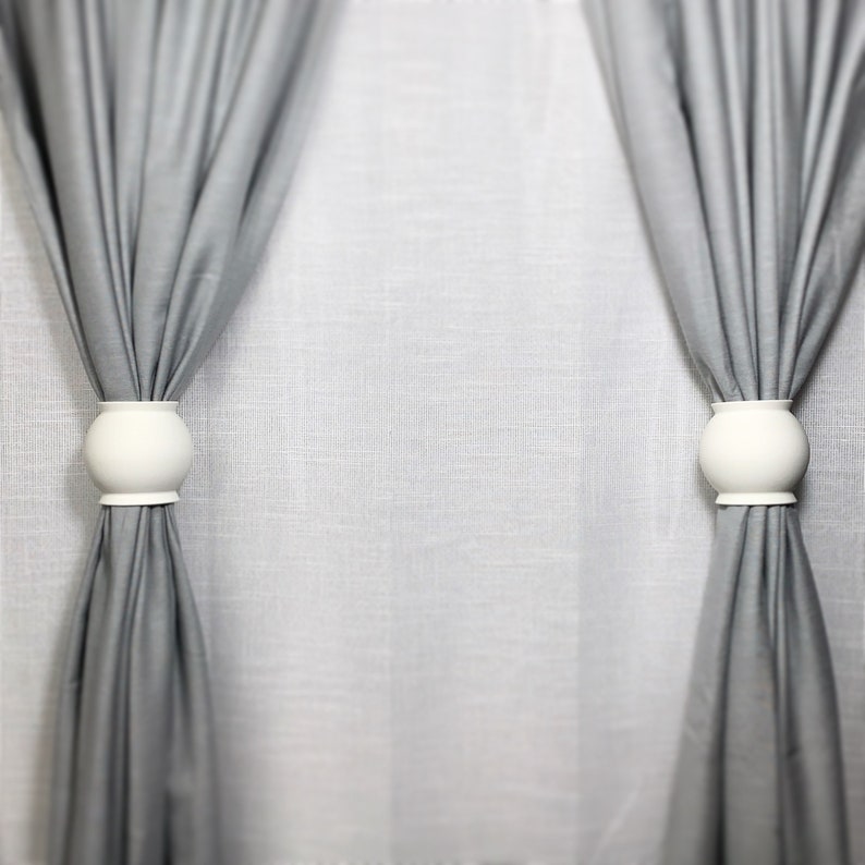 ABBY Simple Curtain Tie Back Designed and Crafted by Honey & Ivy Studio in Portland, Oregon image 4