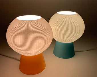 MOOSHIE Table Lamp - Mushroom Lamp - Desk Lamp - Designed/3D Printed/Made by Honey & Ivy Studio in Portland, Oregon