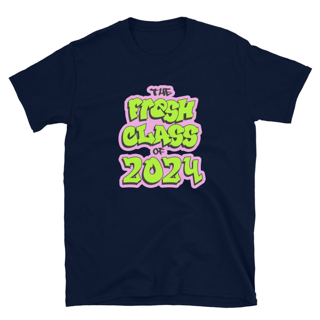 Fresh Class of 2024 Pink Highlight Unisex Tshirt Etsy