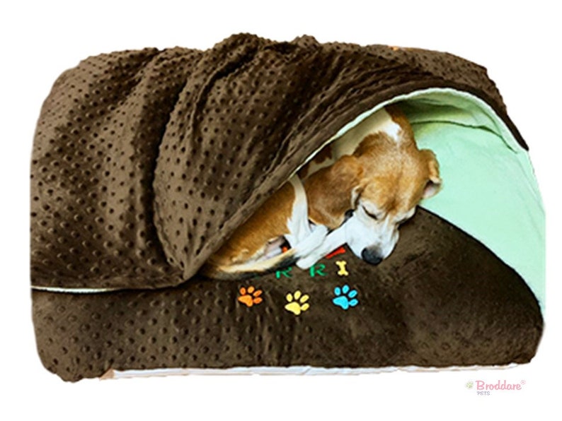 Cozy dog bed cocoon style pet bed. For small medium and Etsy