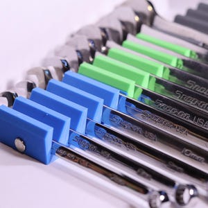 Magnetic Wrench Organizer Holder - High Quality – Modular Tool Rack – Multi Colors – Garage Storage – DIY