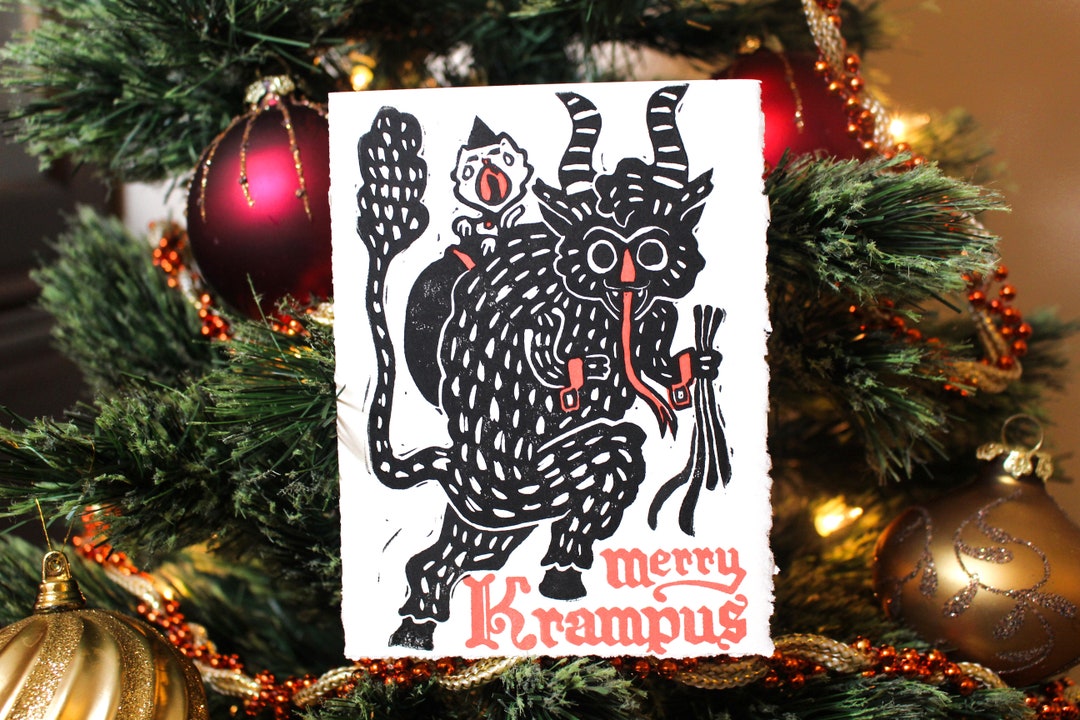 Krampus Greeting Card - Etsy