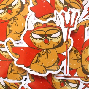 Pegatina de Devil Garf ~ Pegatina de vinilo resistente a la intemperie