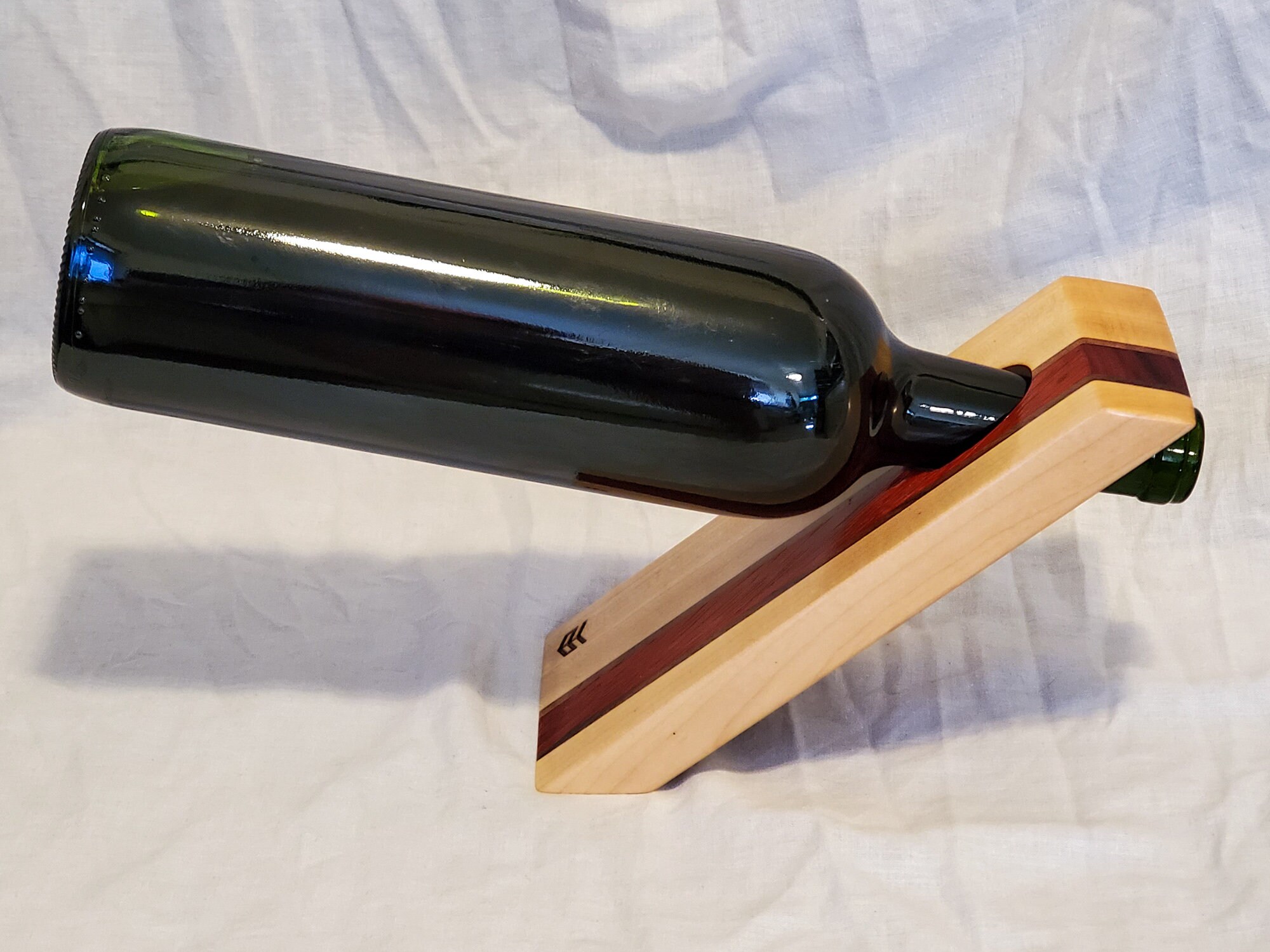 Wine Bottle Holder floating wine holder wooden wine holder Etsy