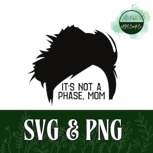 It's not a phase, mom | emo digital download | svg + png