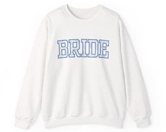 Bride Shirt mit Schriftzug | Brautparty-Crewneck