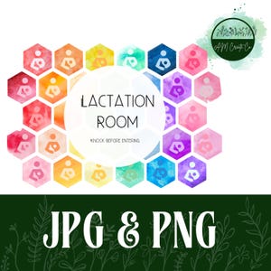 Lactation Room | Digital Download + Printable Sign | JPG + PNG