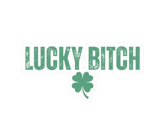 Glücksbringer, Kleeblatt Aufkleber st. patrick's abziehbild