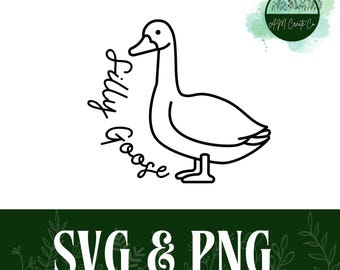 Silly goose svg