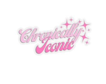 Chronisch kultige Vinyl Sticker (kiss-cut)