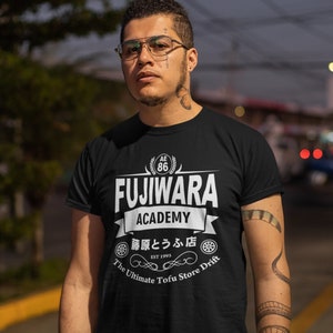 Fujiwara Academy Shirt, The Ultimate Tofu Store Drift, Initial D Shirt, Ae86 Drifting Shirt