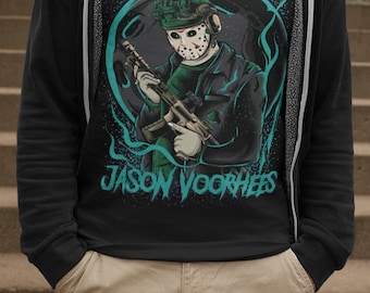 Jason Voorhees Tactical T-Shirt: Halloween Friday the 13th Horror Movie