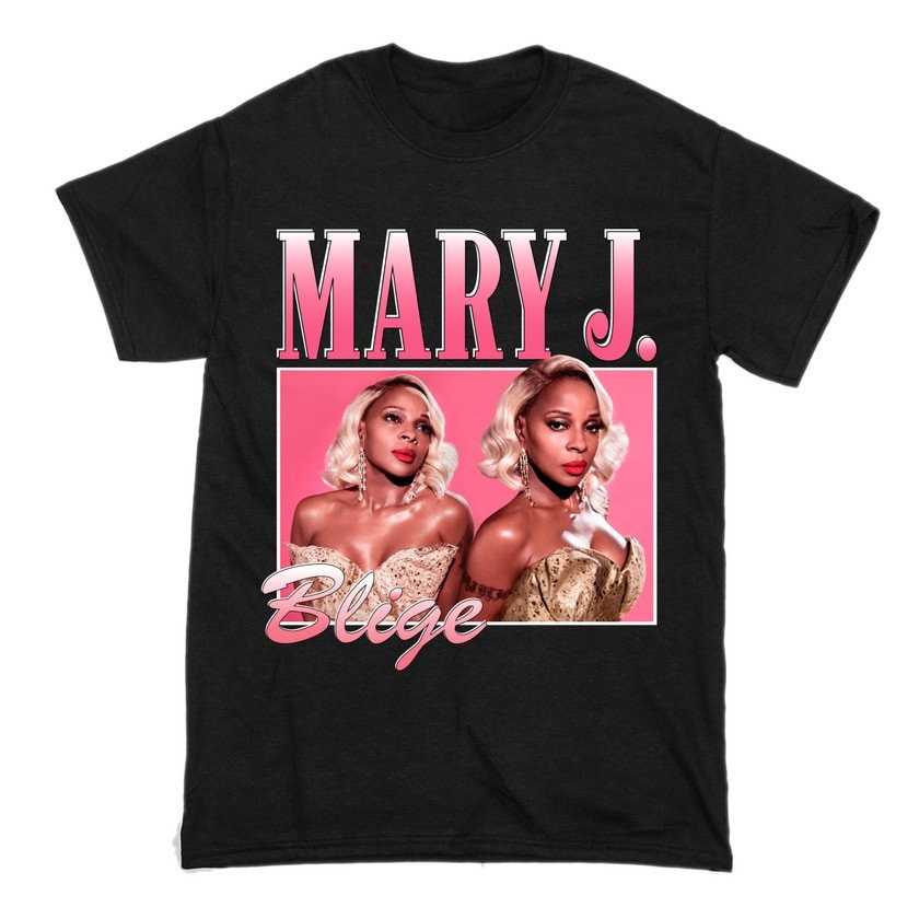 Mary J Blige メアリー J ブライジ 90s Hanes Tシャツ 90s Mary J Blige - Etsy