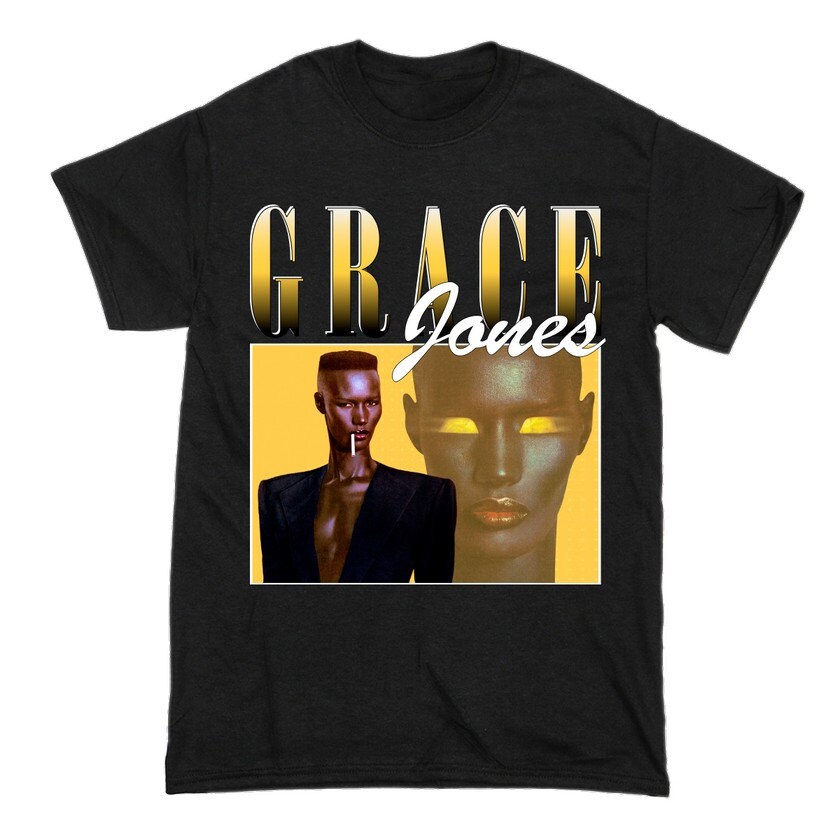 Grace Jones \" LIFE\" promo Tシャツ L Grace Jones 