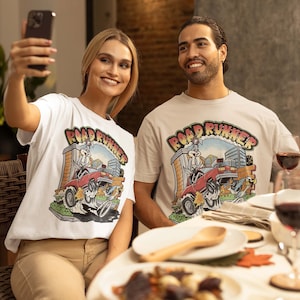 The Road Runner  Style Vintage Design Unisex T-Shirt, Retro Memorable Cartoon Classic Apparel, Old School TV Show