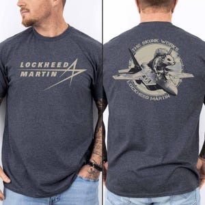 Lockheed Martin Project Skunk Stand on F-22 Raptor Heavy Cotton Shirt, Best Idea for Aviation Enthusiast