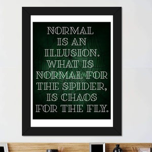 Normal Is An Illusion  Morticia Addams | Family, Halloween | Goth Decor | Wall Art | Printable Wall Art | Downloadable Prints Gothic Alt