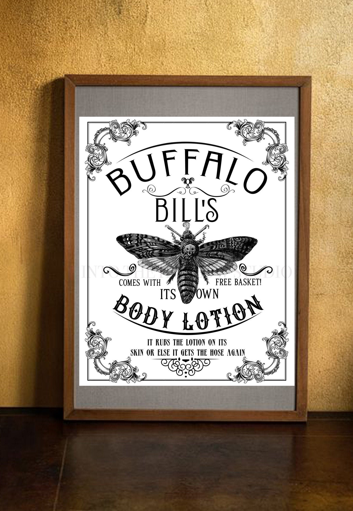 Buffalo Bill's Body Lotion Printable, The Silence Of The Lambs Poster