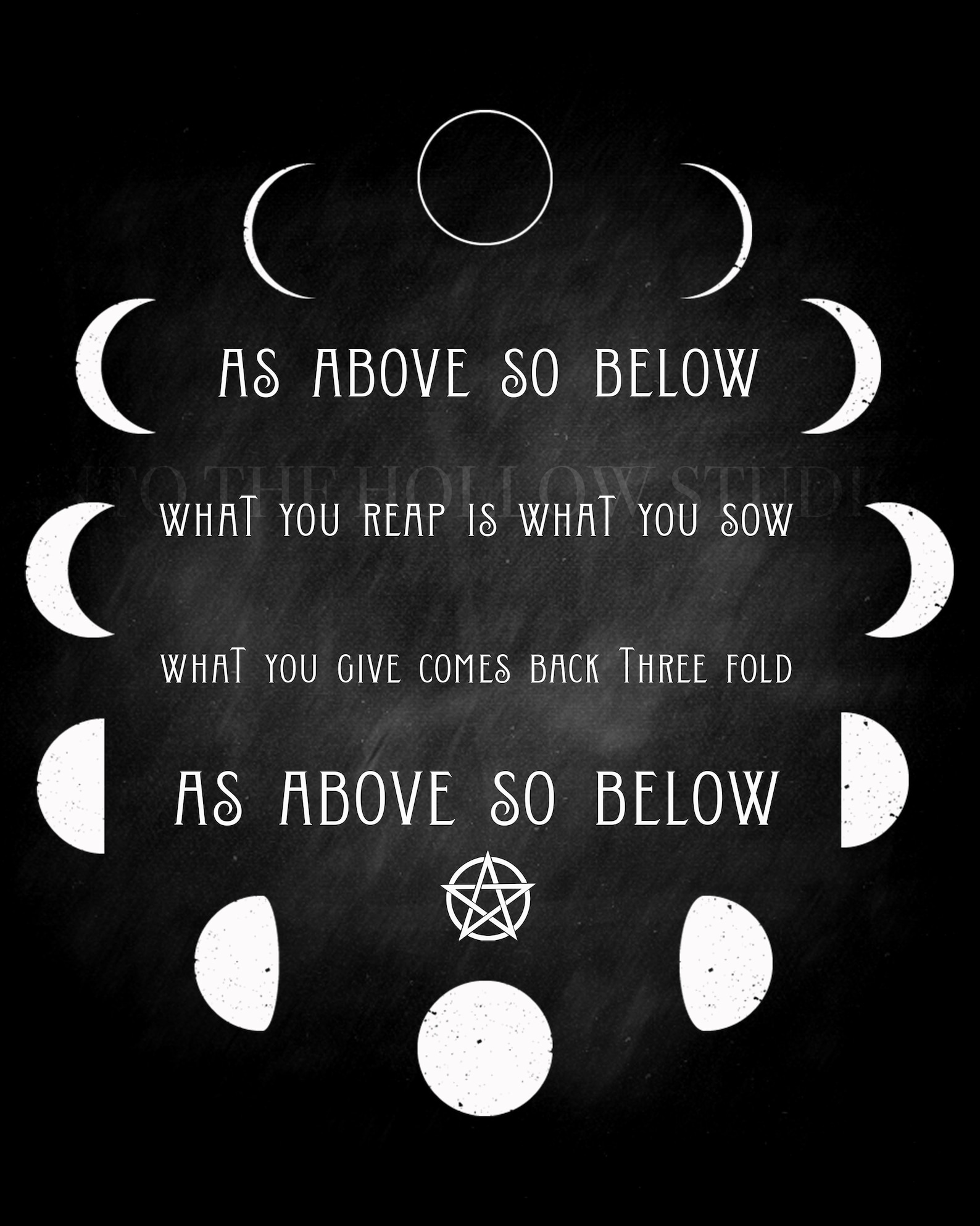 As Above so Below Downloadable Prints Printable Wall Art - Etsy