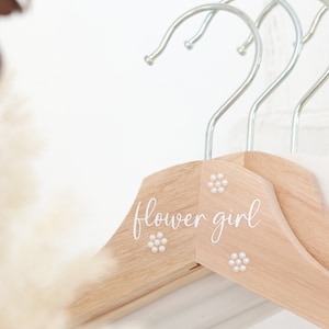 Flower girl gift, Bridesmaid Hangers, Gift for bridal party, flower girl box, flower girl proposal, Wedding dress hanger, Bridal hanger