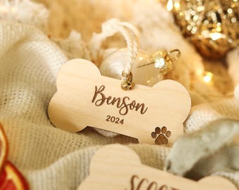 Personalisierte Holz Haustier Ornament, Strumpf Namensschilder, Benutzerdefinierte Weihnachtsverzierung, Weihnachtsstrümpfe Namensschilder, Hund Mutter Geschenk, Haustier Gedenkstätte
