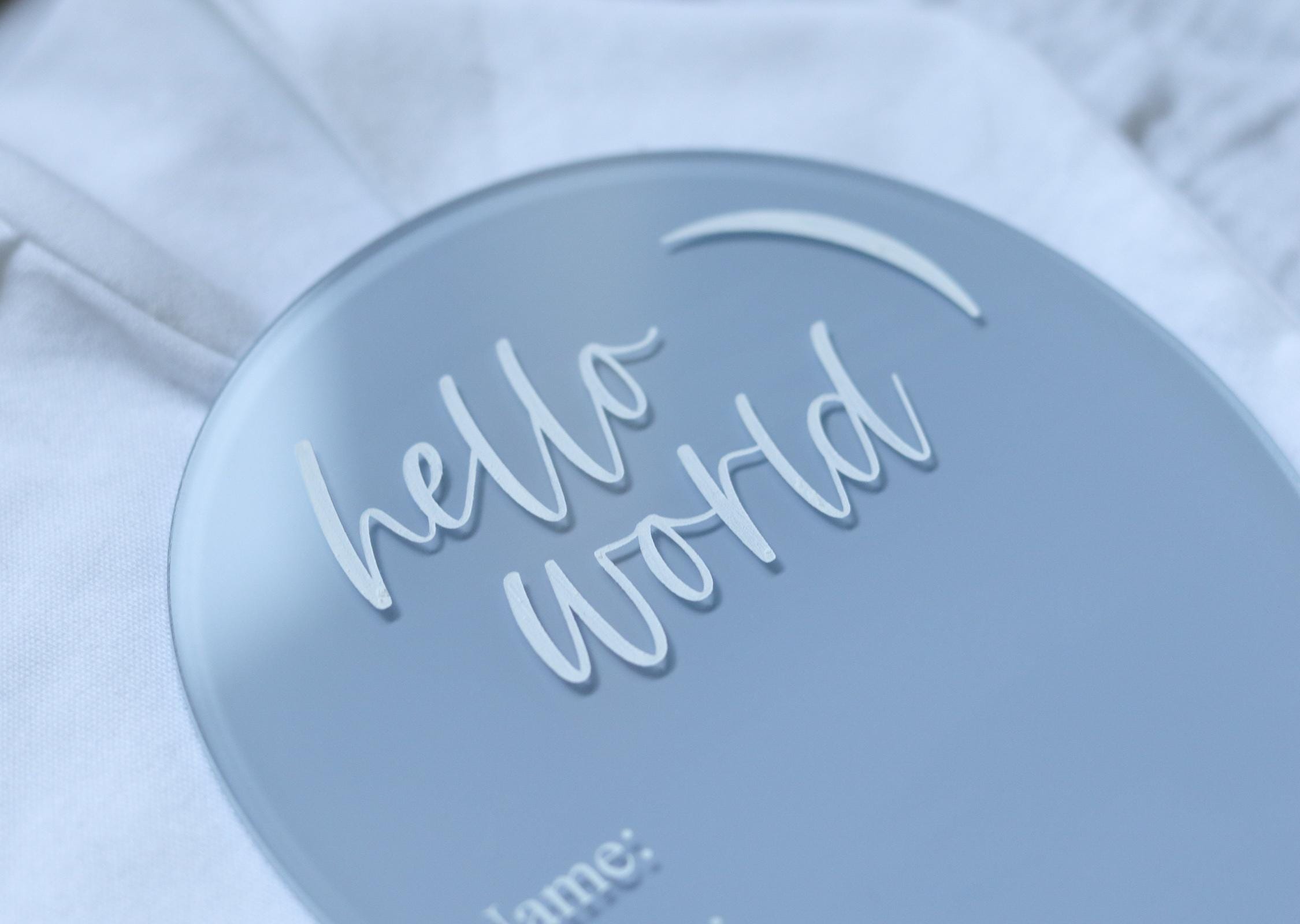 Personalized Balloon Baby Name Plaque, Acrylic Birth Announcement Sign ...