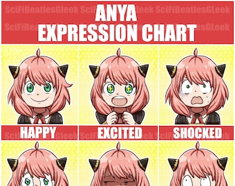 Anya's smug face is great for stickers (SPYxFAMILY) : r/manga