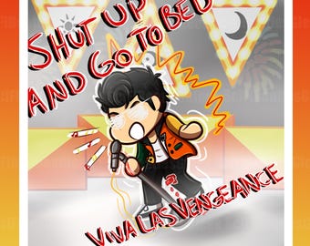 P!ATD-Viva Las Vengeance Inspired Print | Digitally Hand Drawn, Glossy Photo Paper