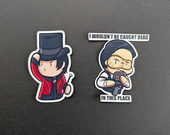 P!ATD- AFYCSO Album Inspired Handmade Stickers | Digitally Hand Drawn, Vinyl Die Cut Stickers