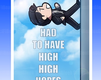P!ATD-High Hopes Inspired Print | Digitally Hand Drawn, Glossy Photo Paper