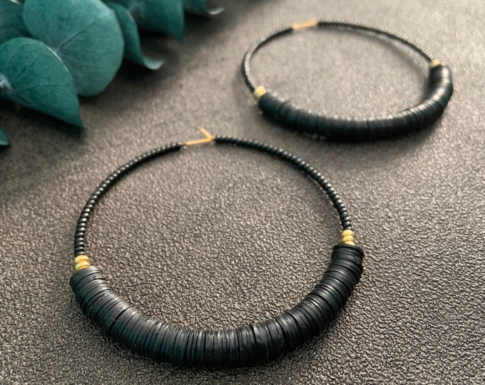 cari - bead and vinyl hoops