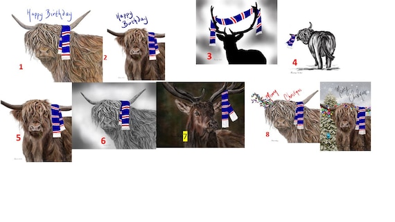 Artery8 Geburtstagskarte „Scottish Stag“ – Für Ihn, Mann, Papa, Bruder, Mit Hirsch-Motiv, Blanko Innen, Inkl. Premium-Umschlag!
