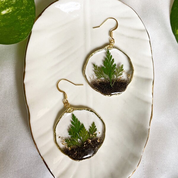 Fern Cathedral Earrings - Seed and Soil main image 0