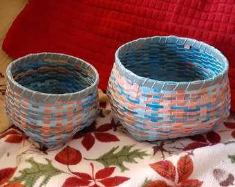 Nesting Cathead Paper Baskets