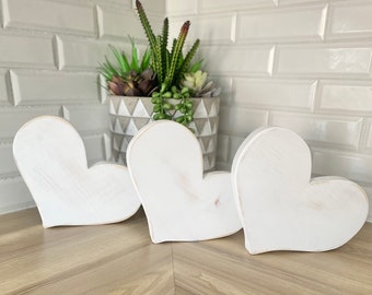 Wooden Hearts | Valentine’s Day |Tier Tray Decor| farmhouse| Home Decor