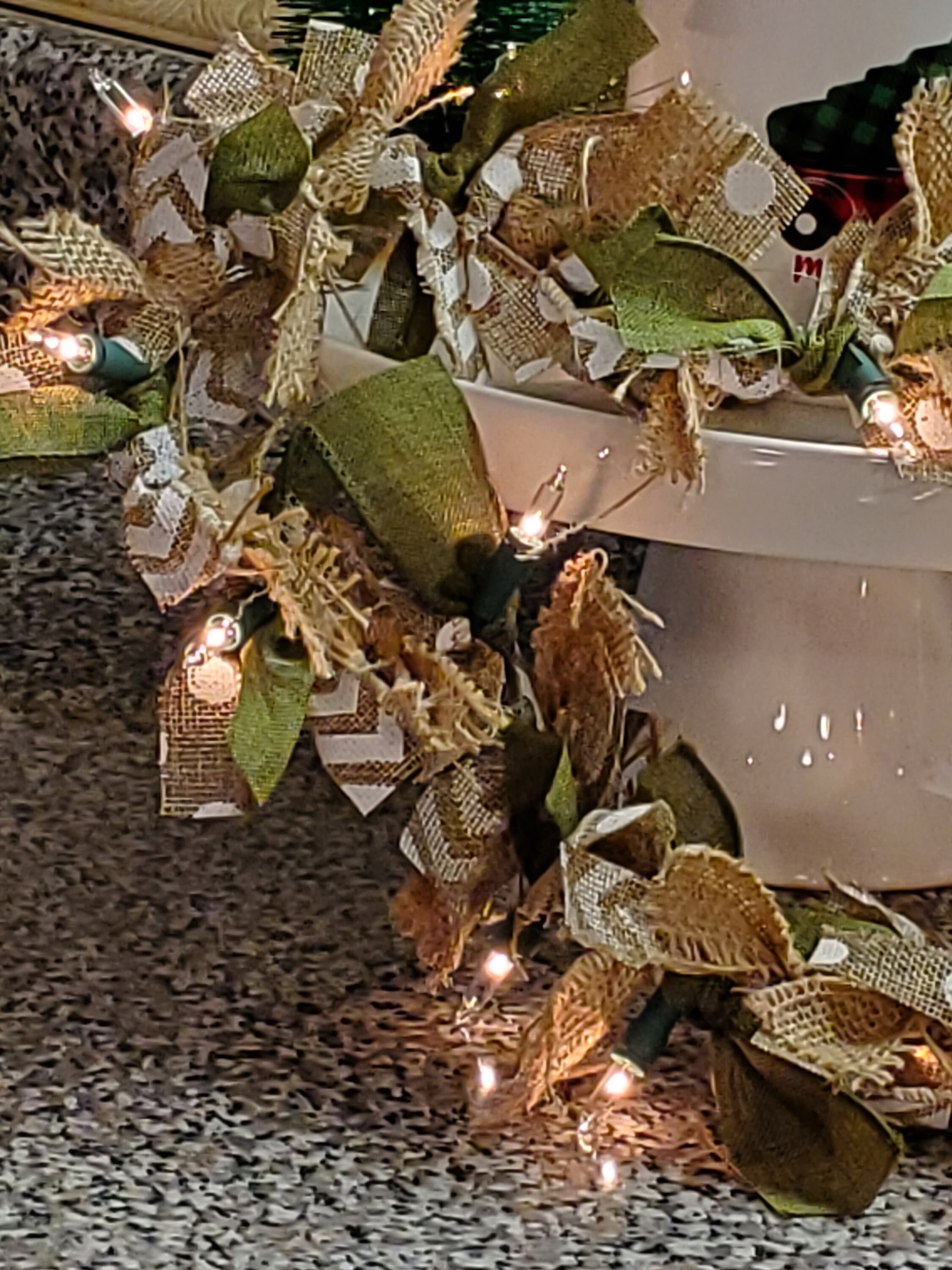 4ft Lighted Christmas Garland 4ft Christmas Garland Lighted Etsy