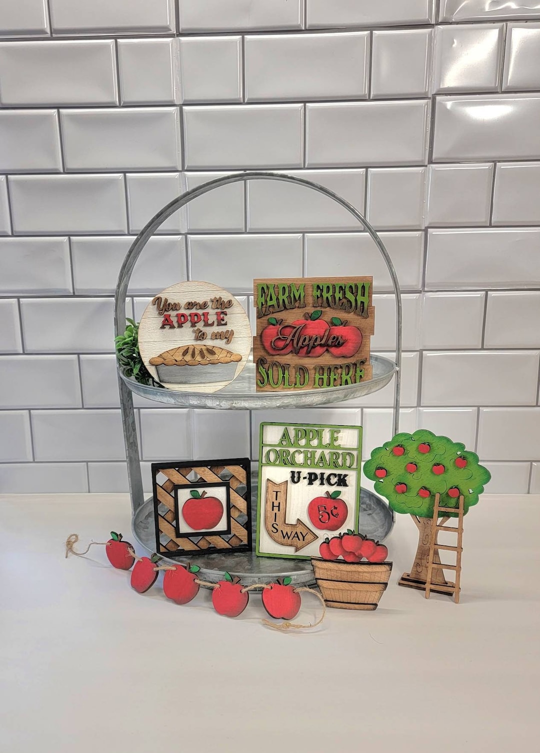 Apple Tier Tray Decor Apple Pie Decor Apple Orchard Apple Tier Tray Il 1080xN.4208089239 Euav