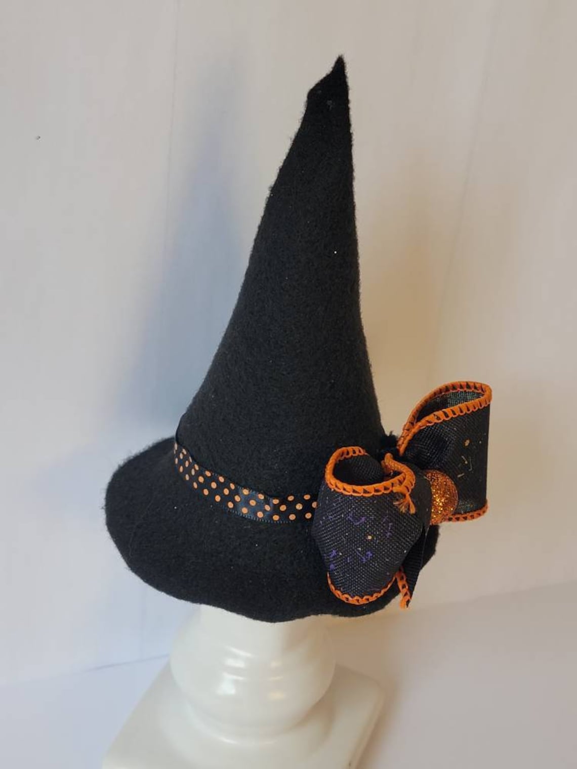 Mini Witch Hat Decoration Handmade Witch Hat Halloween Felt Etsy